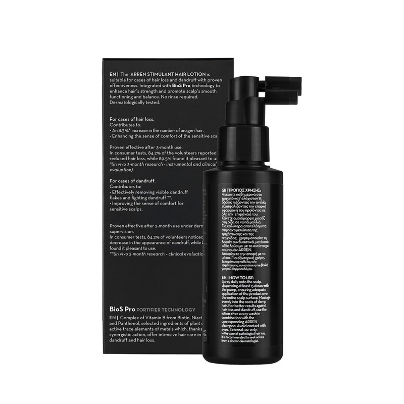 ЛОСЬОН-АКТИВАТОР ДЛЯ РОСТА ВОЛОС ARREN STIMULANT HAIR LOTION 100ML
