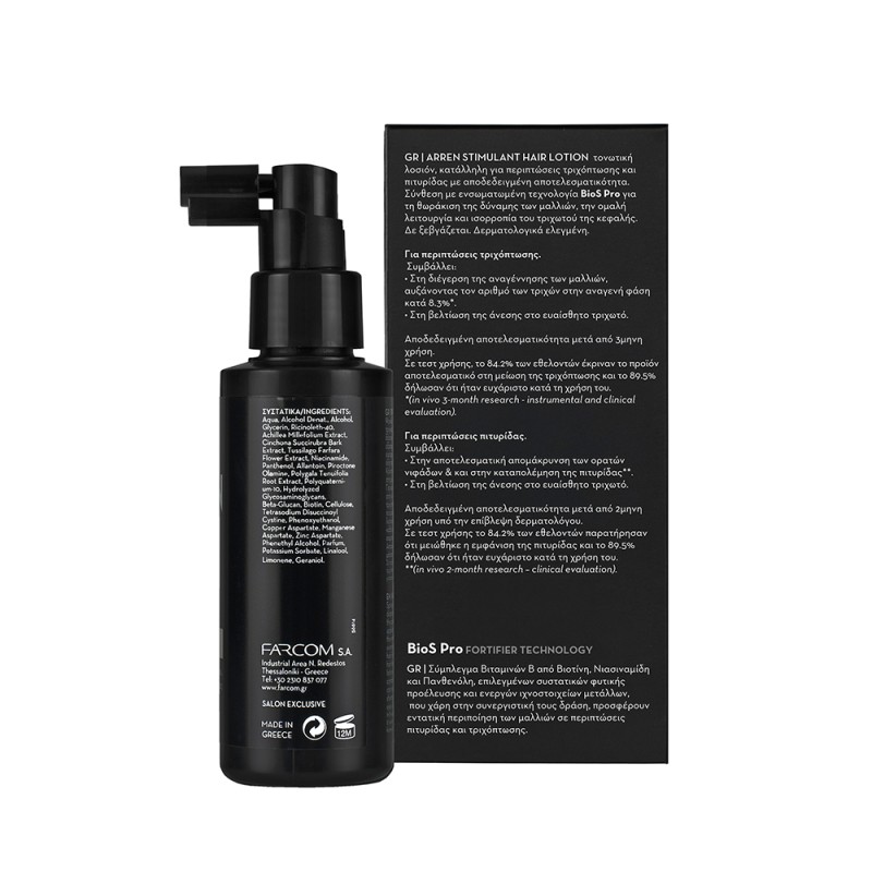 ЛОСЬОН-АКТИВАТОР ДЛЯ РОСТА ВОЛОС ARREN STIMULANT HAIR LOTION 100ML